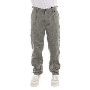 PANTALONE SPIGATO NERO